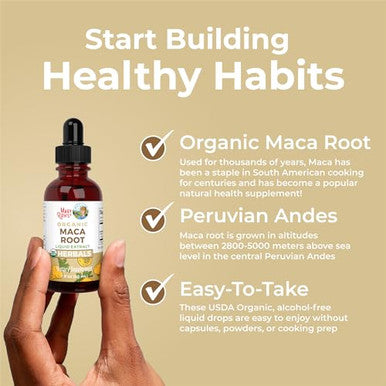 Maryruth's Usda Organic Maca Root Liquid Drops 1 Fl Oz