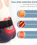 Ds Savoring Multifunctional Full-Body Fascia Ring Massager 3 Modes & 6 Intensities Deep Tissue Vibration Hands-Free Electric Massage Ring For Muscle Recovery & Relaxation For Athletes & Office Workers
