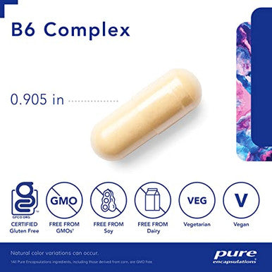 Pure Encapsulations B6 Complex 120 vcaps