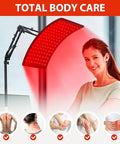 Doinart Red Light Therapy For Body Adjustable Infrared Light Therapy Lamp With Stand - 660Nm Red Light And 850Nm Near Infrared Light Lamp Device For Facial And Body Skincare