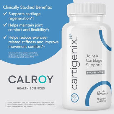 Calroy Cartigenix Hp Joint & Cartilage Support Supplement - For Men And Women - Supports Flexibility Mobility & Comfort 60 Vegan Capsules