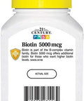 21St Century Biotin 5000 Mcg Capsules2 Count