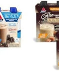Atkins Dark Chocolate Royale Protein Shake 15G Protein Low Glycemic 2G Net Carb 1G Sugar & AfÃƒÂ© Caramel Iced Coffee Protein Shake 15G Protein Low Glycemic 3G Net Carb 1G Sugar