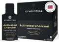 Cymbiotika Activated Charcoal Liquid Supplement Packets From Coconuts For Bloating Gut Health & Digestive Support Helps Detox Vitamin E Lemon Cream Flavor Vegan 26 Pack