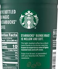 Starbucks Blonde Roast Iced Coffee, Black Unsweetened, 48 Fl Oz Bottle