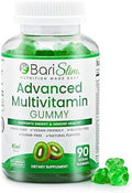Barislim Advanced Bariatric Multivitamin Gummies - Specially Formulated Bariatric Vitamins For Patients After Weight Loss Surgery - Supports Energy & Immune Health Kiwi (90 Vegan Gummies)