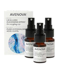 Avenova Eyelid And Eyelash Cleanser Spray - Gentle Pure Hypochlorous Acid Spray For Eye Irritation - Daily Lash And Eyelid Cleanser - 3-Pack 20Ml Glass Bottle