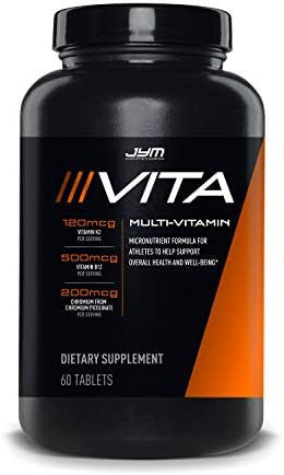 Vita Jym Sports Multivitamin & Mineral Support, Vitamin A, C, B6, B12, E, K, Boron, Biotin, Potassium Jym Supplement Science 60 Tablets