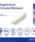 Pure Encapsulations Mag citrate/malate 120 mg 180 vcaps