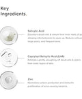 Minimalist Face Wash For Oily Acne Prone Skin | Salicylic Acid 2% Anti Acne Face Cleanser With Lha & Zinc | Sulphate Free Gentle Bha Liquid Exfoliant | For Women & Men | 3.4 Fl Oz / 100 Ml