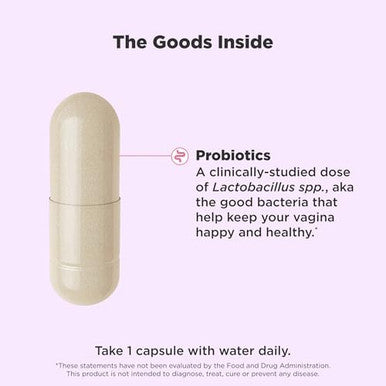Olly Happy Hooha Capsules Probiotic For Women Vaginal Health And Ph Balance 10 Billion Cfu Gluten 25 Count