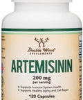 Artemisinin Sweet WormwoodArtemisia Annua 200mg Per Serving 120 Capsules Two Month Supply Vegan Safe NonGMO Gluten Manufactured in The USA by Double Wood Supplements