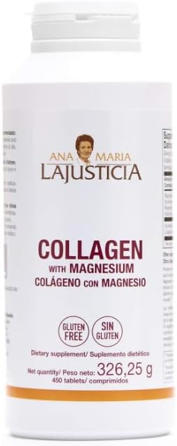 Ana Maria Lajusticia Collagen With Magnesium 450 Tablets & Tryptophan With Magnesium Melatonin And Vitamin B6 Joint And Skin Health With Nighttime Sleep Support