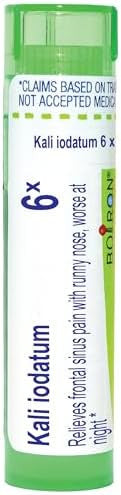 Boiron Kali Iodatum 6X For Frontal Sinus Pain With Runny Nose 80 Pellets