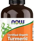 Now Foods Supplements Organic Turmeric Extract Ayurvedic Herb Liquid Extract Organic Turmeric Root 2 Fluid Ounces