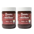 Soom Foods Chocolate Sea Salt Sesame Spread 12oz (2 Pack) Made with 4 Ingredients Low Sugar DairyFree NutFree GlutenFree Palm OilFree 5g Protein Better for You Chocolate Tahini Spread
