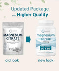Micro Ingredients Magnesium Citrate 400Mg 240 Capsules With Vitamin D3 1000Iu & B6 Muscle Heart & Digestive Health Elemental Mineral & Vitamins Complex Non-Gmo