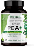 Emerald Laboratories Pea+ With Levagen+ - Support Joint & Muscle Health With Meriva Curcumin, Optimsm & Levagen+ Pea - Non-Gmo, Vegan, Gluten- - 60 Vegetable Capsules