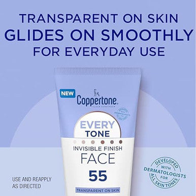 Coppertone Every Tone Sunscreen Lotion Spf 50 Lightweight Rubs On Clear Sunscreen For All Skin Tones Formulated With Nourishing Vitamin E 7 Fl Oz Tube