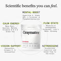 Graymatter Bright Mind Nootropic Powder (6 Travel Packets Variety Pack: Cacao