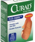 Curad Flex-Fabric 3/4 Inches X 3 Inches bandages 30 count