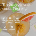 SAYSO Skinny Cardamom Paloma & Honey Rosemary Moscow Mule Cocktail Tea Bags - Mixers Bundle | Organic, Low-calorie & Low Sugar - 2x 8 count