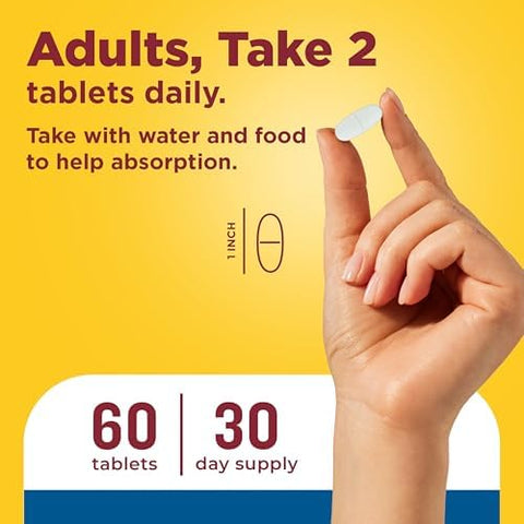Nature Made Extra Strength Dosage Magnesium Citrate Tablets High Absorption Magnesium Citrate 400Mg Per Serving Bone And Muscle Support 60 Tablets 30 Day Supply