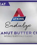 Atkins Endulge Peanut Butter Cups Dessert Favorite Low Carb 0G Sugar 20 Count & Endulge Caramel Nut Chew Bar Dessert Favorite 1G Sugar Good Source Of Fiber 5 Count
