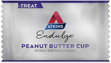 Atkins Endulge Peanut Butter Cups Dessert Favorite Low Carb 0G Sugar 20 Count & Milk Chocolate Delight Protein Shake 15G Protein Low Glycemic 2G Net Carb 1G Sugar