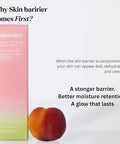 Byava Jelloskin Skin Barrier Collagen Booster- Liquid Marine Collagen Hyaluronic Acid Elastin Peptides Supplements - Hair Skin And Nails Hydrolyzed Fish Collagen For Women Peach Flavor