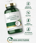 Carlyle Coconut Oil Extra Virgin Softgel Capsules | 3000mg | 240 Count | Naturally Occurring MCTs | Non-GMO and Gluten Free Supplement