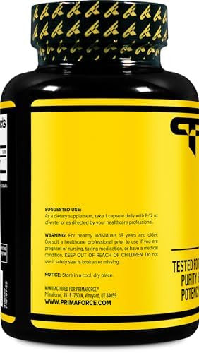 Primaforce Organic Maca Root Capsules (750 Mg) (120 Caps) Nongmo Gluten