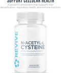 Revive Md Nac Supplement For Men & Women Nacetyl Cysteine Supports Respiratory Cardiovascular & Cellular Health Antioxidant & Immune Support (120 Capsules 60 Servings)