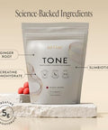 Arrae Tone Gummies Creatine Monohydrate 5g for Women Support Lean Muscle Strength and Recovery Hormone Friendly Muscle Toning Supplement Mixed Berry Flavor 90 Count