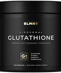 Terra Elmnt 2150Mg Super Liposomal Glutathione Supplement W. Vitamin C Quercetin & Pure L Glutathione 2000Mg Triple Action Formula Glutathione Liposomal Supplement W. Phospholipid Layer - 90 Pills Non-Gmo