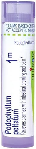 Boiron Podophyllum Peltatum 1M For Diarrhea With Intestinal Growling & Pain 80 Pellets