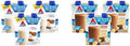 Atkins Creamy Cinnamon Swirl & Chocolate Banana Protein Shakes Bundle 15G Protein Low Glycemic 12 Count Each