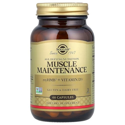 Solgar Muscle Maintenance Vitamin And Mineral Supplement Support Muscle Mass With Hmb And Vitamin D Supplement Age-Defying Nutrition For Men And Women Gluten Free 20 Servings