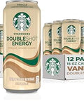Starbucks Doubleshot Energy Drink Coffee Beverage,Vanilla,Iced Coffee,15 fl oz Cans,(Pack of 24)