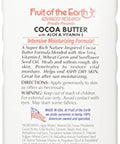 Fruit Of The Earth Smooth Hydrating Cocoa Butter With Aloe & Vitamin E Skin Care Lotion 16 Oz