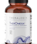 Theralogix Theromega Omega3 Fish Oil Supplement Supports Heart Brain Immune & Joint Health 700 Mg Dha & Epa From Wild Alaska Pollock Sustainably Sourced Nsf 90 Softgels
