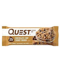 Quest Nutrition Protein Bar, Chocolate Chip Cookie Dough, 21g Protein, 4g Net Carbs, 190 Cals, Low Carb, Gluten Free, Soy Free, 2.12oz Bar, 1 Count