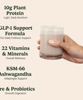 Vitahustle One Superfood Lean Protein â€“ All-In-One Nutrition Shake With Glp-1 Support 10G Plant Protein Ashwagandha Multivitamins & Postbiotics â€“ French Vanilla 15 Servings