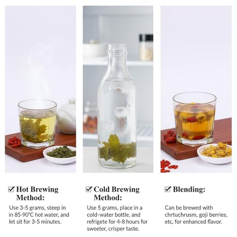 DYBOEDYO Mulberry Leaf Tea 12.35oz/350g,Mulberry Leaves Tea,Sun-Dried Mulberry Loose Leaves Sang Ye Tea, Ã¦Â¡â€˜Ã¥ÂÂ¶Ã¨Å’Â¶ Ã¦Â¡â€˜Ã¨â€˜â€°Ã¨Å’Â¶