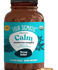 Four Sigmatic Focus Capsules Lion'S Mane Supplement Capsules Brain Boosting Complex With Ashwagandha Bacopa Monnieri & Rhodiola Vegan Nootropic Adaptogen & Mushroom Supplement 30 Servings