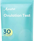 Areta Ovulation Test Strips Kit: 30 Tests Accurate & Reliable For Women Fast & Convenient Fertility Tracking High Accuracy Ovulation Test Kit
