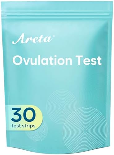 Areta Ovulation Test Strips Kit: 30 Tests Accurate & Reliable For Women Fast & Convenient Fertility Tracking High Accuracy Ovulation Test Kit