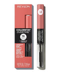 Revlon Liquid Lipstick With Clear Lip Gloss Colorstay Overtime Lipcolor Dual Ended With Vitamin E 510 Boundless Nude 0.07 Fl Oz