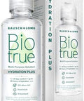 Biotrue Hydration Plus Contact Lens Solution Multipurpose For Soft Lenses Hydrates With Hyaluronan Cleans Clears And Disinfects For Allday Comfort 4 Fl Oz (Pack Of 1)