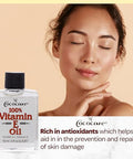 Cococare 100% Vitamin E Oil 14000 I.U. 0.5 Fl Oz Skin Moisturizer & Antioxidant Protection